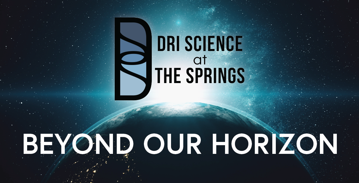 Graphic for Beyond our Horizon event of earth seen from space.